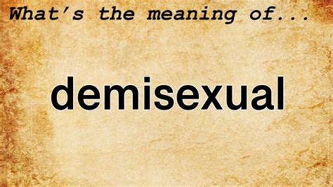 demisexual meaning in bengali